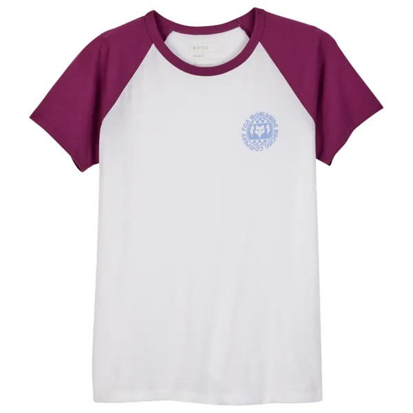 Функциональная рубашка Fox Racing Women's Next Level S/S Raglan Tee, белый