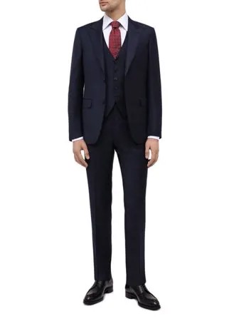 Костюм-тройка из шерсти и шелка Ermenegildo Zegna