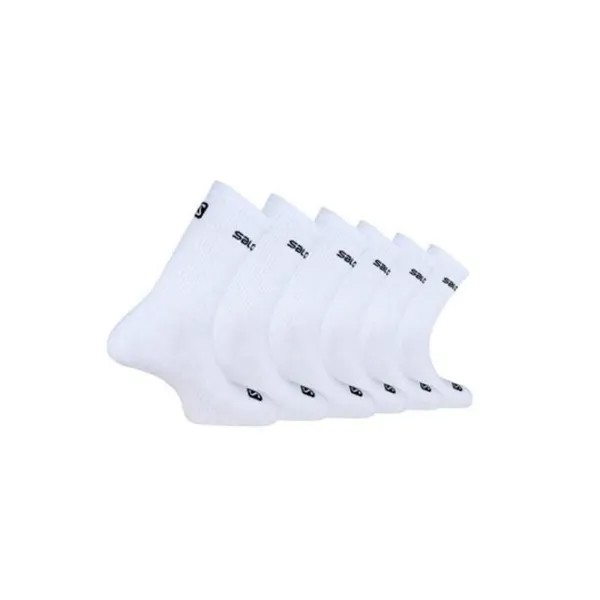 Спортивные носки повседневные ACTIVE унисекс белые упаковка 6 шт. SALOMON, цвет weiss