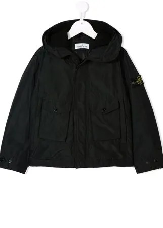 Stone Island Junior пуховик с логотипом