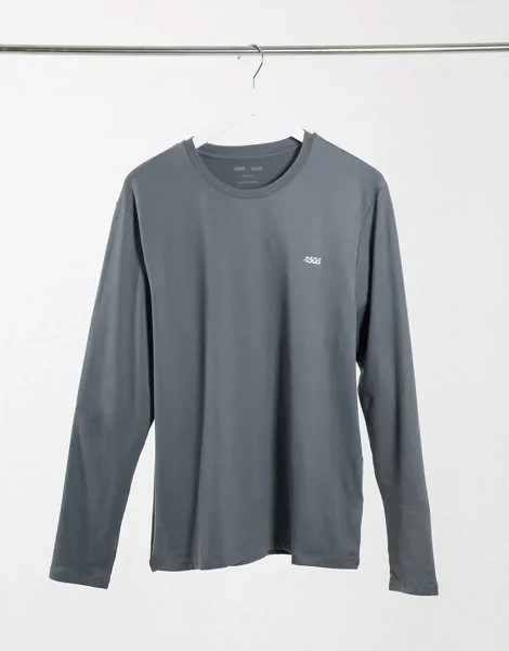 Лонгслив для йоги из мягкого трикотажа ASOS 4505-Серый