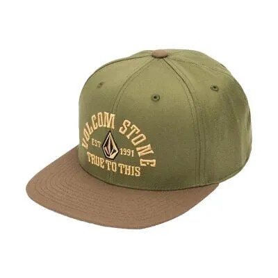 Кепка Volcom Sigmore 110 Flexfit Snapback Hat (армейская) 6-панельная кепка