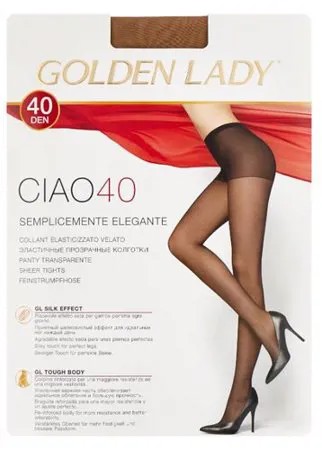 Колготки Golden Lady Ciao 40 den, размер 4-L, melon (бежевый)