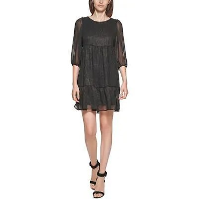 Calvin Klein Женское короткое вечернее мини-платье с завышенной талией BHFO 2823