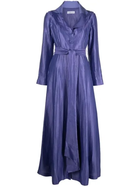 Baruni платье макси Kayra с поясом, фиолетовый