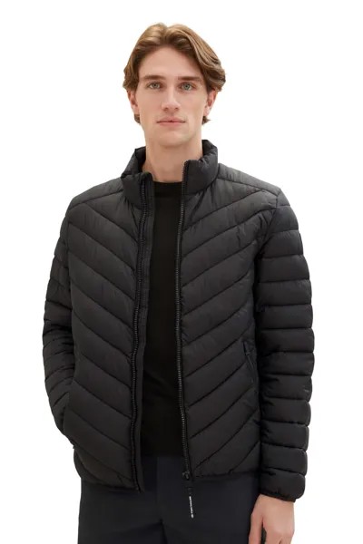 Куртка - Черный - Классический крой Tom Tailor, черный