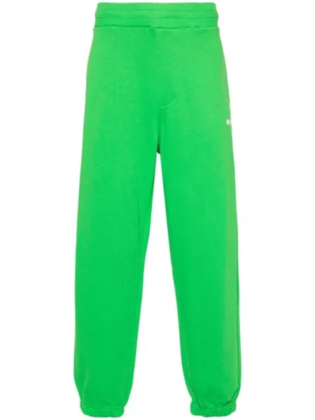 Спортивные брюки с логотипом MSGM, зеленый