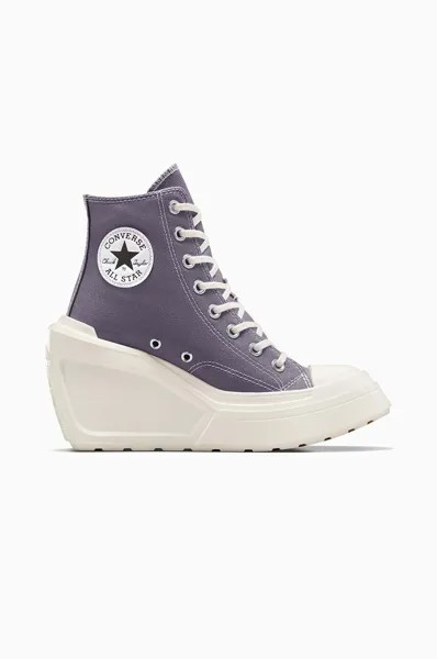 Кроссовки Converse Chuck 70 De Luxe на танкетке, фиолетовый