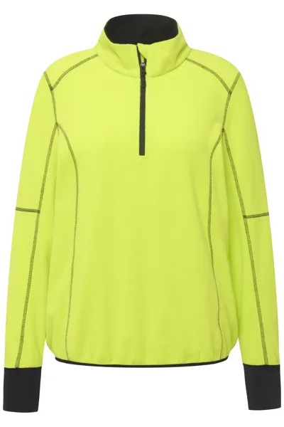 Свитер Ulla Popken Fleece Shirt, цвет neon grün