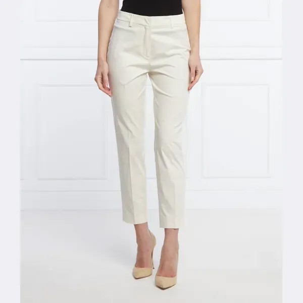 Узкие брюки-сигареты Cecco Max Mara, экрю