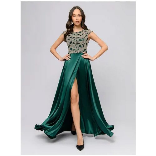 Платье 1001dress, размер 58, золотой