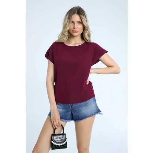 Блуза A-A Awesome Apparel by Ksenia Avakyan, размер 42, винный