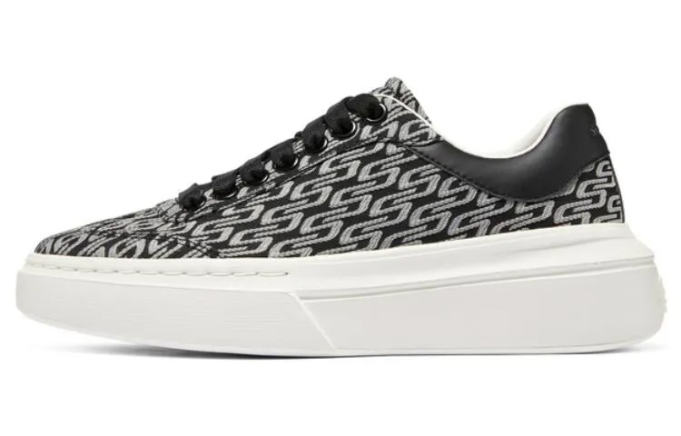 Кроссовки Skechers Sport Lifestyle Shoes Women's Low-top Black/White, черный/белый
