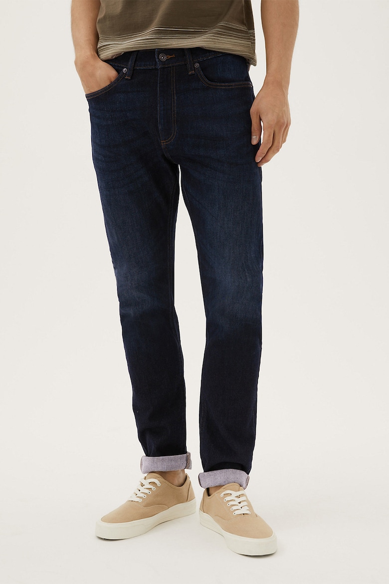 Эластичные джинсы на 360 градусов Marks & Spencer, синий