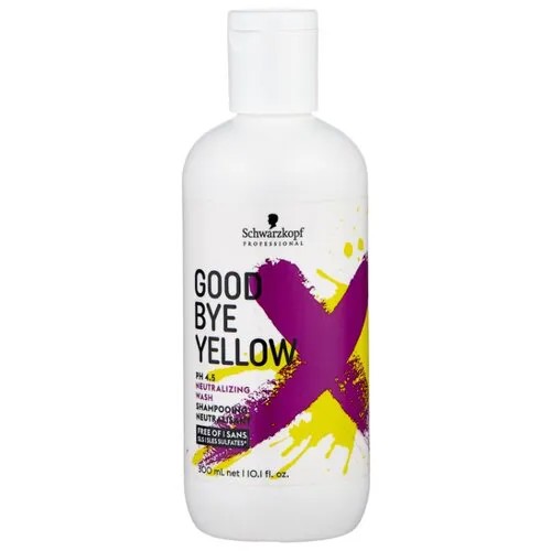 Schwarzkopf Professional шампунь Goodbye Yellow Neutralizing Wash 300 мл