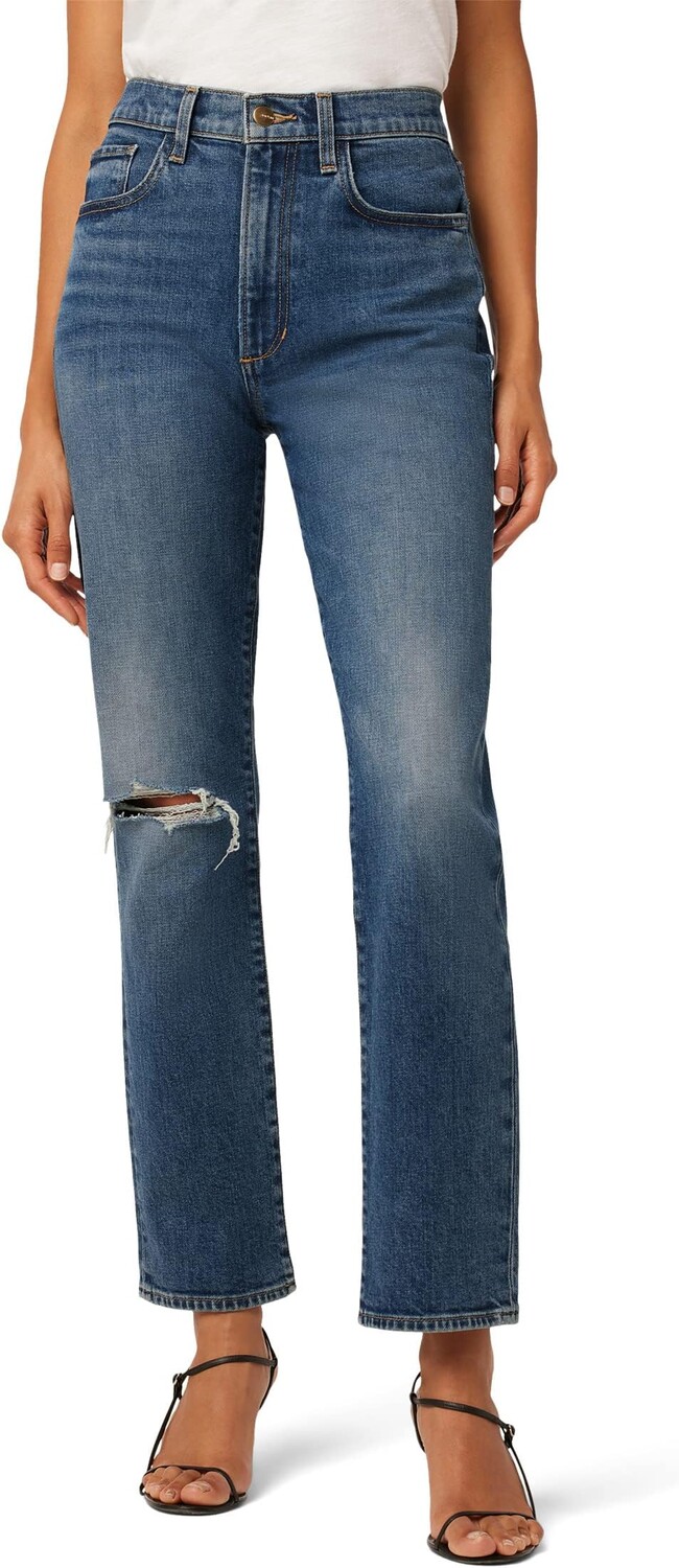 Джинсы The Luna Slim Straight Ankle Joe's Jeans, цвет Editor Destruct