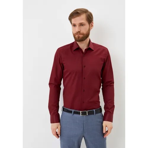 Рубашка BAWER, размер S, бордовый