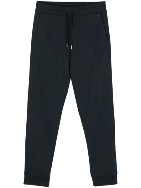 Woolrich спортивные брюки с вышитым логотипом, синий