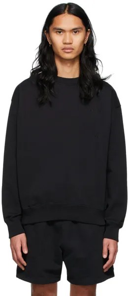 Черный толстый махровый свитер CDLP