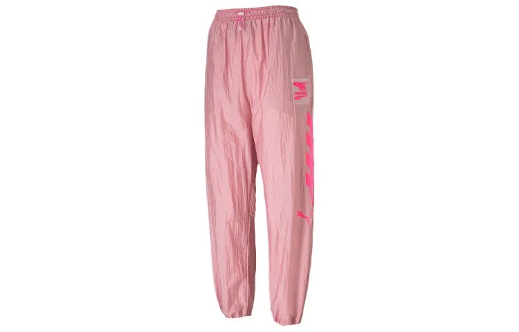 EVIDE TRACK Трикотажные спортивные штаны женские розовые Puma