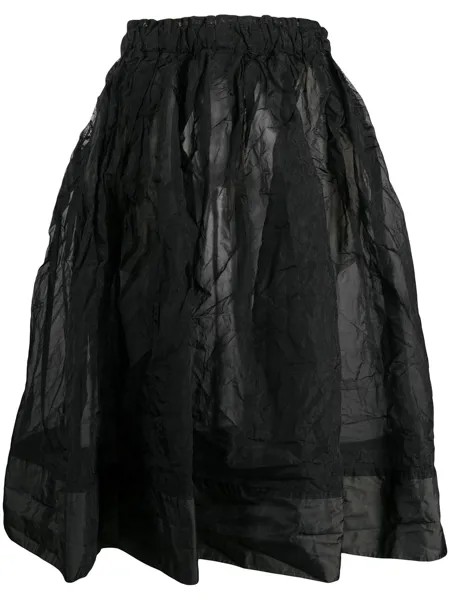 Black Comme Des Garçons пышная юбка со вставками