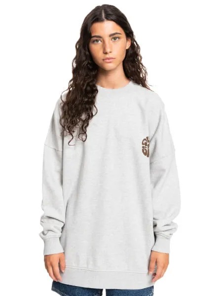 Свитшот женский Quiksilver EQWFT03077 серый L
