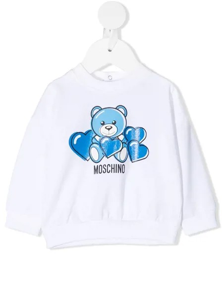 Moschino Kids толстовка с принтом teddy Bear