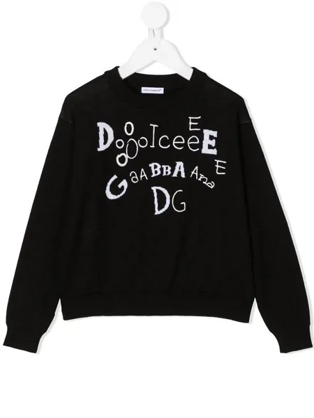 Dolce & Gabbana Kids джемпер с логотипом