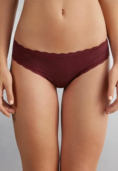 Трусы Intimissimi, цвет bordeaux j folk red