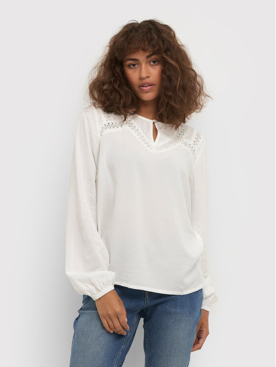 Блуза стандартного кроя Cream, белый