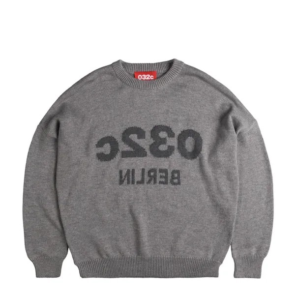 Свитер 032C 'Selfie' Sweater 032c, серый