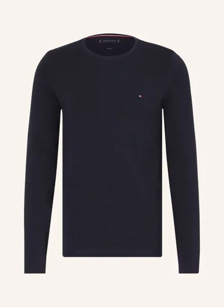 Лонгслив TOMMY HILFIGER, темно-синий