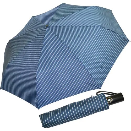 Зонт Ame Yoke, синий, белый