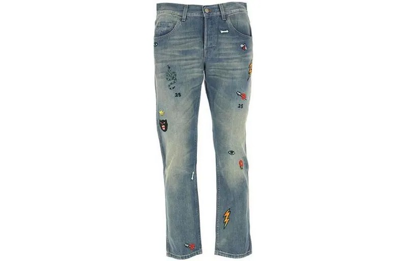 Джинсы мужские синие Gucci, синий