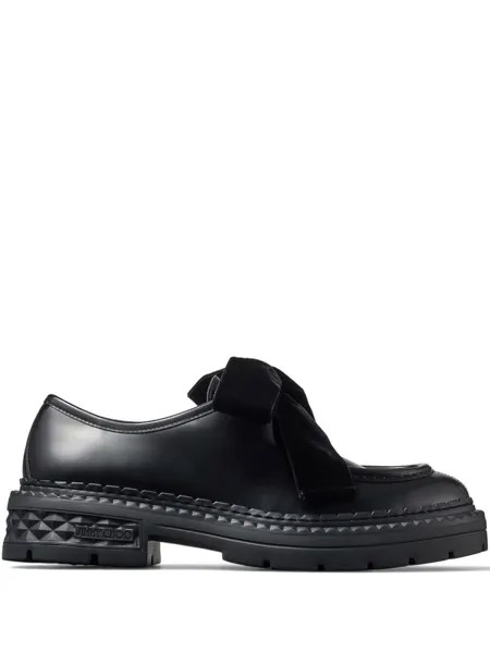 Jimmy Choo лоферы Marlow с бантом, черный