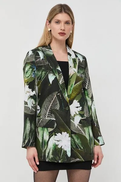 Льняная куртка Guess, зеленый