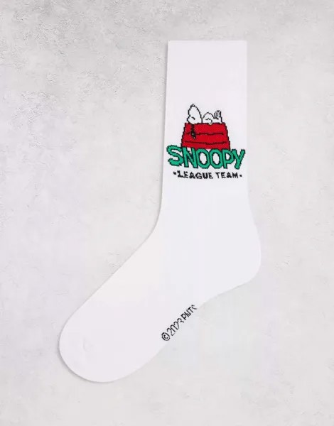 Белые носки Snoopy Doghouse ASOS