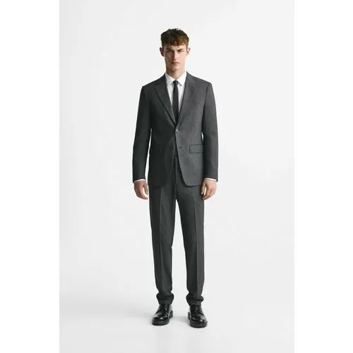 Пиджак Zara, размер 46, серый