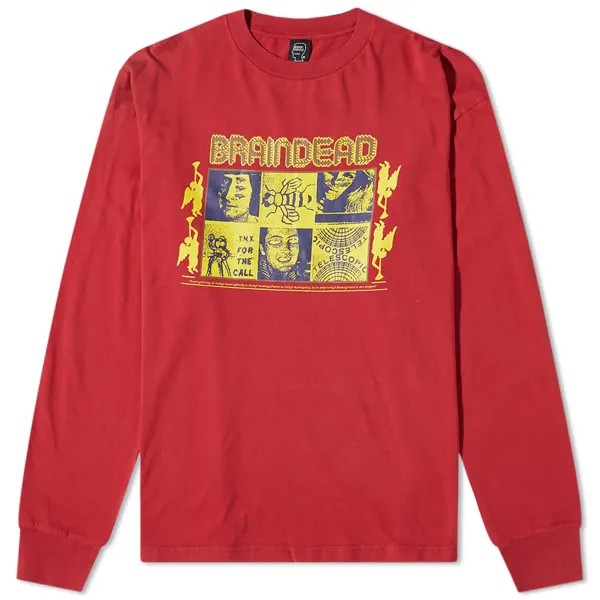 Футболка Brain Dead Telescopic Long Sleeve Tee