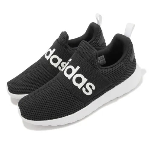 Adidas Lite Racer Adapt 4.0 K Black White Slip On Kids Women Running Shoe Q47207