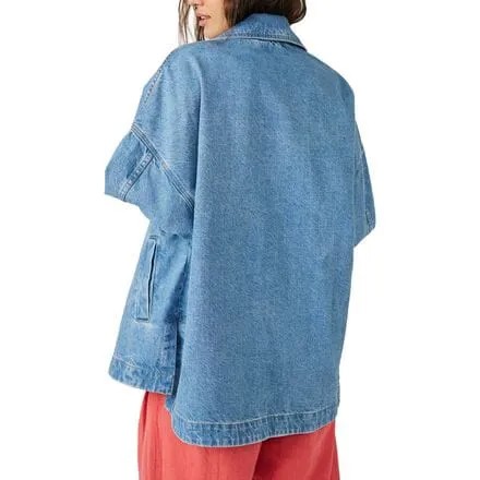Джинсовая куртка Madison City женская Free People, цвет Solar Wash