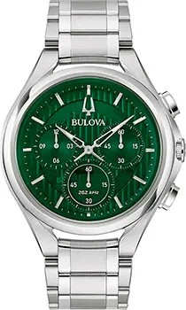 Японские наручные  мужские часы Bulova 96A297. Коллекция CURV