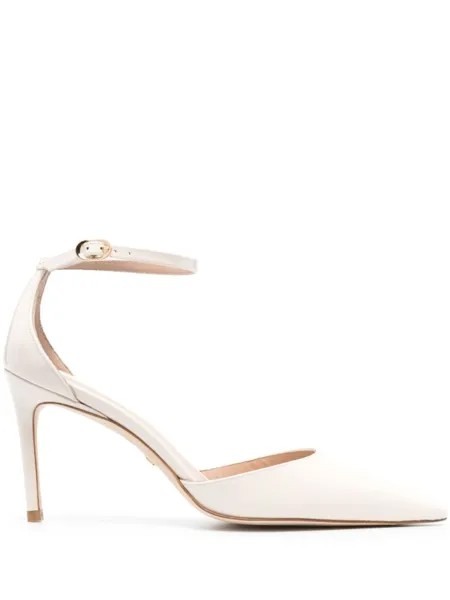 Stuart Weitzman туфли с заостренным носком, нейтральный цвет
