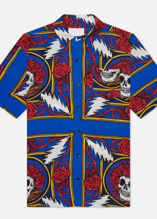 Мужская рубашка Chinatown Market x Grateful Dead Border Bandana Button Up, цвет синий, размер XL