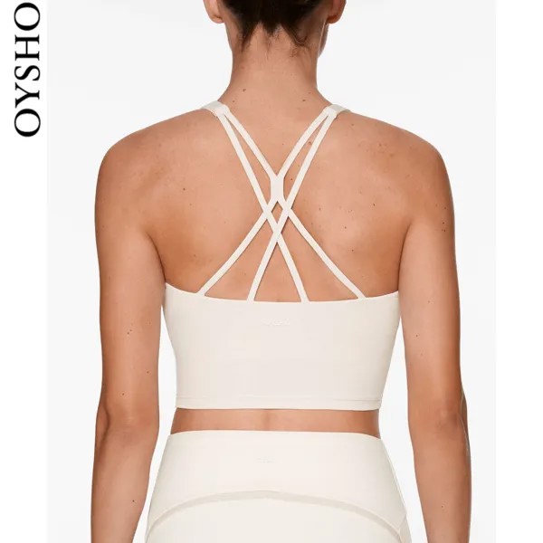 Футболка спортивная Oysho, белый
