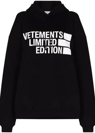 VETEMENTS худи с принтом Limited Edition