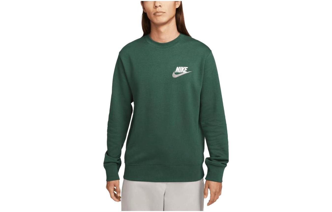 Свитшот унисекс зеленый Nike, зеленый