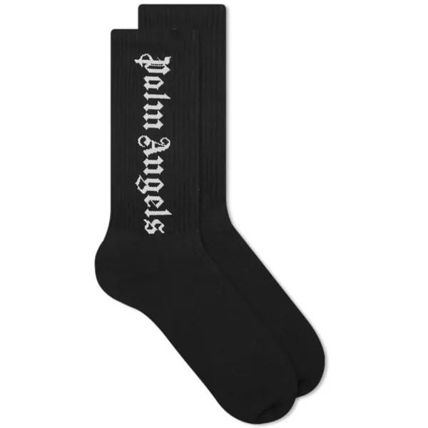 Классические носки с логотипом Palm Angels, черный