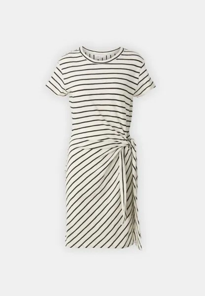Платье из джерси Sarong Dress GAP, белый/черный