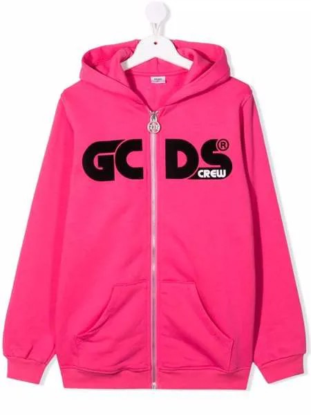 Gcds Kids худи на молнии с логотипом